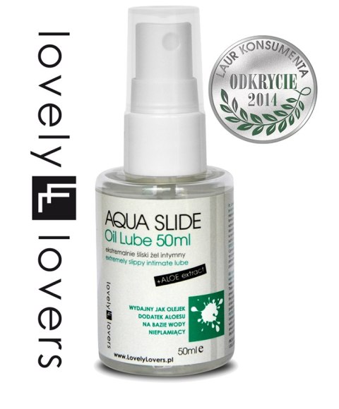 LOVELY LOVERS AQUA SLIDE Oil Lube 50ml LOVELY LOVERS AQUA SLIDE Oil Lube 50ml