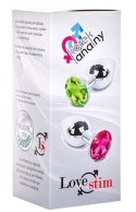 LoveStim stalowy korek analny zdobiony