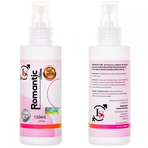 ROMANTIC STIM 150ml OLEJEK DO MASAŻU I LUBRYKANT W JEDNYM ROMANTIC STIM 150ml OLEJEK DO MASAŻU I LUBRYKANT W JEDNYM