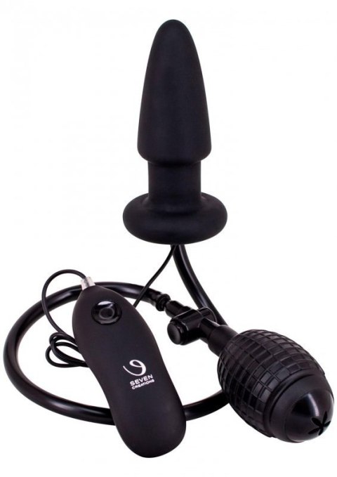 Fanny Hill Inflatable Buttplug Black Fanny Hill Inflatable Buttplug Black