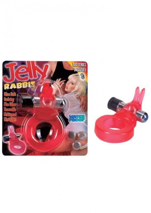 Jelly Rabbit Cockring Red Jelly Rabbit Cockring Red