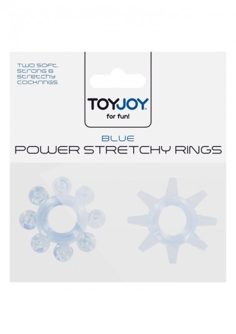 Power Stretchy Rings 2pcs Blue Power Stretchy Rings 2pcs Blue