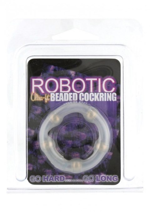 Robotic Beaded Cockring Transparent Robotic Beaded Cockring Transparent