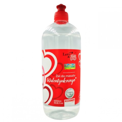 Specjalny żel do masażu Walentynkowego 1000ml Specjalny żel do masażu Walentynkowego 1000ml