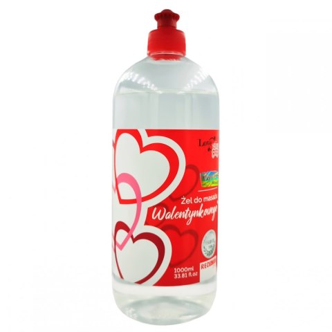 Specjalny żel do masażu Walentynkowego 1000ml Specjalny żel do masażu Walentynkowego 1000ml