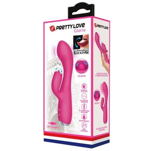 PRETTY LOVE - GLORIA Pink, 12 vibration functions 3 pulse wave settings Memory function PRETTY LOVE - GLORIA Pink, 12 vibration functions 3 pulse wave settings Memory function
