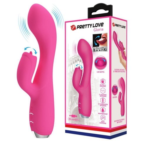 PRETTY LOVE - GLORIA Pink, 12 vibration functions 3 pulse wave settings Memory function PRETTY LOVE - GLORIA Pink, 12 vibration functions 3 pulse wave settings Memory function