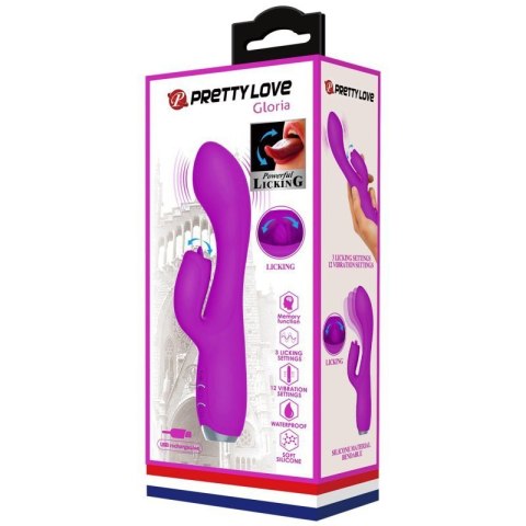 PRETTY LOVE - GLORIA Purple, 12 vibration functions 3 pulse wave settings Memory function PRETTY LOVE - GLORIA Purple, 12 vibration functions 3 pulse wave settings Memory function