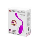 PRETTY LOVE - JULIUS EGG RED PINK 12 function vibrations