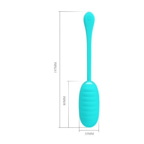 PRETTY LOVE - KIRK EGG Blue 12 function vibrations PRETTY LOVE - KIRK EGG Blue 12 function vibrations