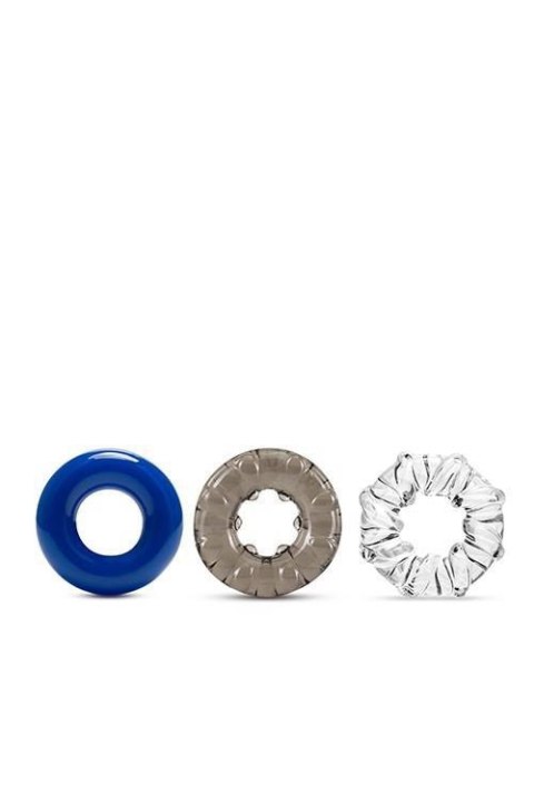 STAY HARD TRIPLE STRETCH 3PACK COCKRINGS STAY HARD TRIPLE STRETCH 3PACK COCKRINGS