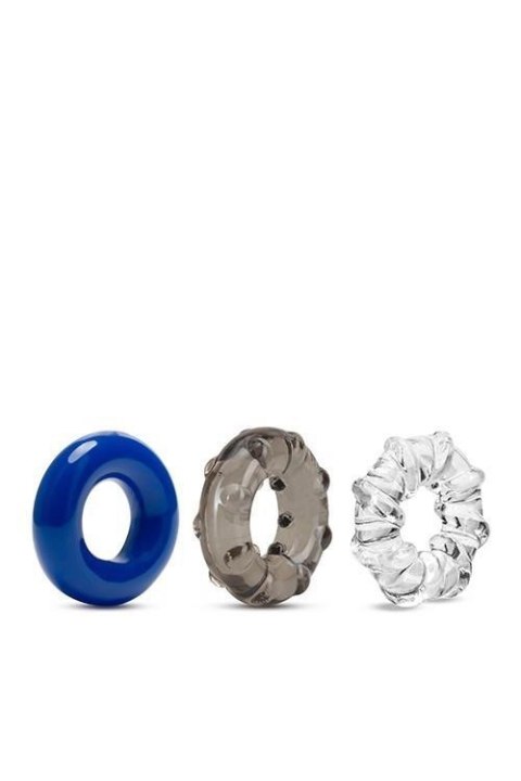 STAY HARD TRIPLE STRETCH 3PACK COCKRINGS STAY HARD TRIPLE STRETCH 3PACK COCKRINGS