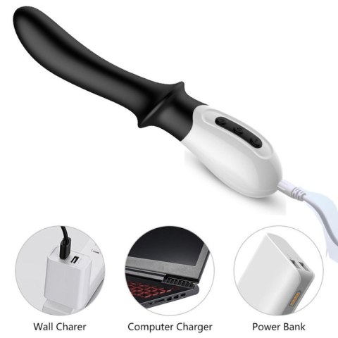 Wibrator-Silicone Prostate / G-spot Massager USB 10 Function / Heating Wibrator-Silicone Prostate / G-spot Massager USB 10 Function / Heating