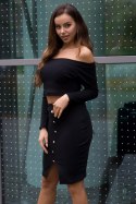 Komplet Asant Black 1110 rozmiar - S/M CZARNY