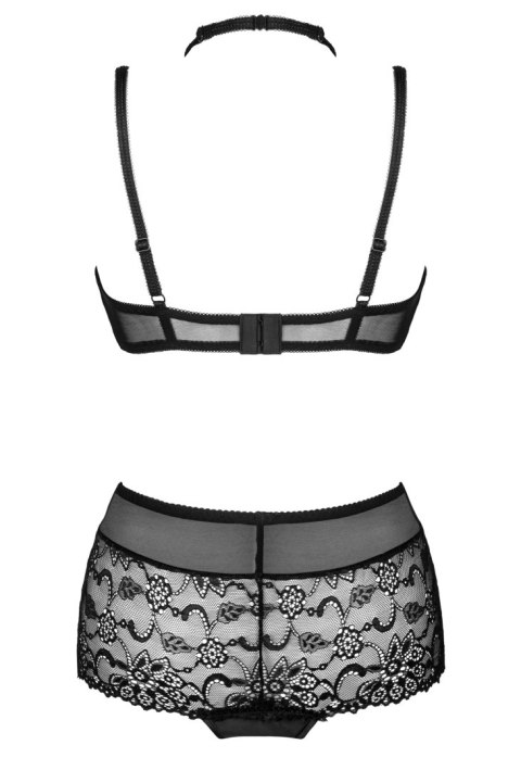 Komplet Linera For The Senses Collection czarny/black LivCo Corsetti Fashion rozmiar - S/M BLACK Komplet Linera For The Senses Collection czarny/black LivCo Corsetti Fashion rozmiar - S/M BLACK