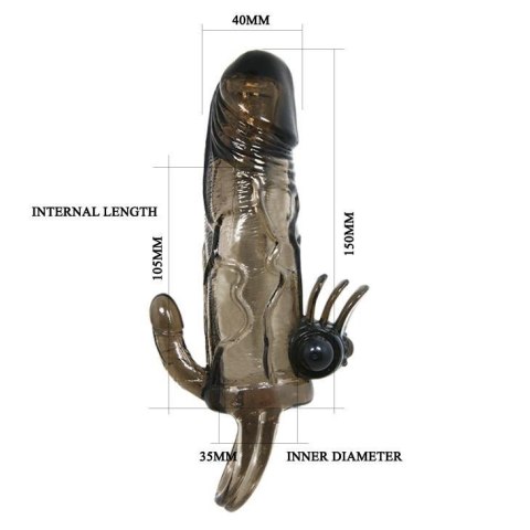 BAILE - BRAVE MAN SMOKE 6,69""MULTI-SPEED vibration BAILE - BRAVE MAN SMOKE 6,69""MULTI-SPEED vibration