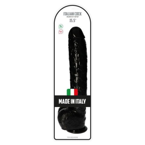 Dildo-Italian Cock 15,5""Black Dildo-Italian Cock 15,5""Black