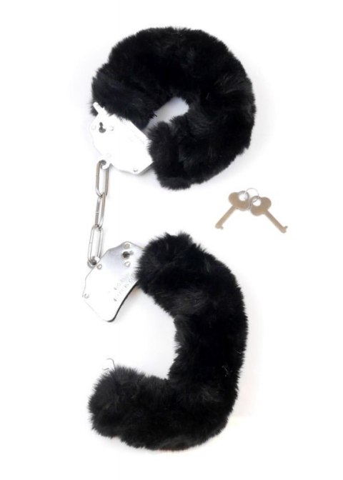 Kajdanki Fetish B - Series- Furry Cuffs Black Kajdanki Fetish B - Series- Furry Cuffs Black