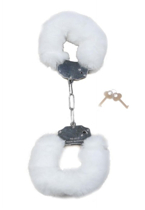 Kajdanki Fetish B - Series - Furry Cuffs White Kajdanki Fetish B - Series - Furry Cuffs White