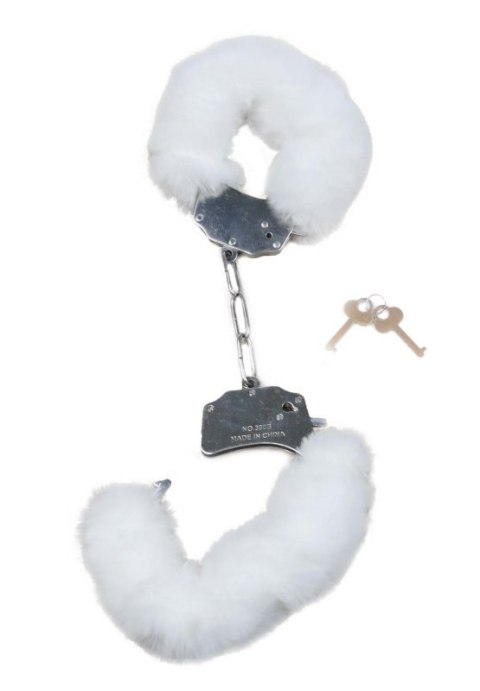 Kajdanki Fetish B - Series - Furry Cuffs White Kajdanki Fetish B - Series - Furry Cuffs White