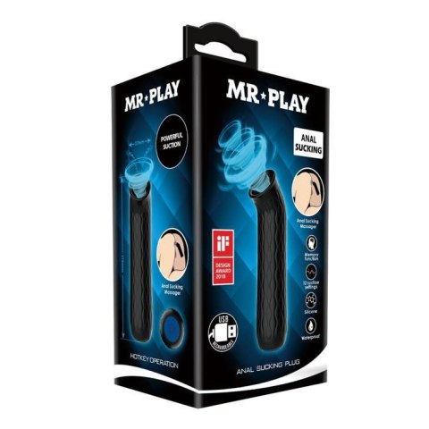 MR PLAY - Anal Sucking Plug MR PLAY - Anal Sucking Plug