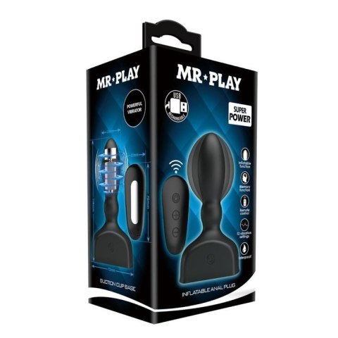 MR PLAY- INFLATABLE ANAL PLUG MR PLAY- INFLATABLE ANAL PLUG