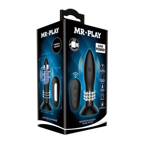 MR PLAY - Rotation Beads Anal Plug MR PLAY - Rotation Beads Anal Plug