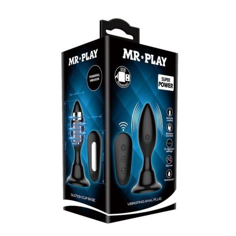MR PLAY - VIBRATING ANAL PLUG MR PLAY - VIBRATING ANAL PLUG