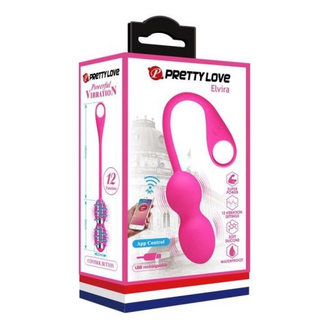 PRETTY LOVE - ELVIRA Pink- Kegel balls PRETTY LOVE - ELVIRA Pink- Kegel balls
