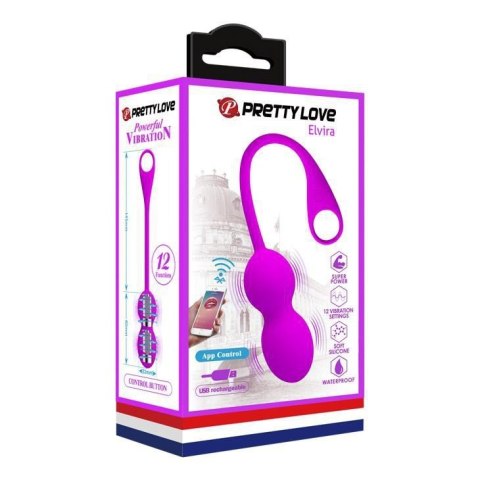 PRETTY LOVE - ELVIRA Purple- Kegel balls PRETTY LOVE - ELVIRA Purple- Kegel balls