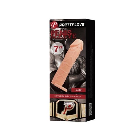 PRETTY LOVE - PENIS SLEEVE 7"" LARGE PRETTY LOVE - PENIS SLEEVE 7"" LARGE