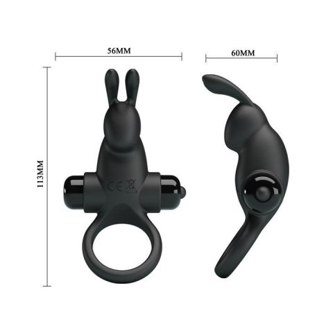 PRETTY LOVE - VIBRANT PENIS RING I Black PRETTY LOVE - VIBRANT PENIS RING I Black