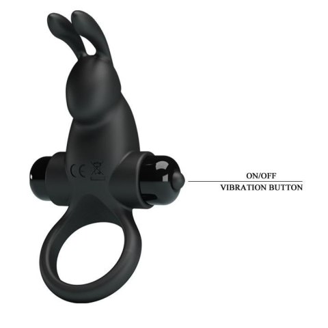 PRETTY LOVE - VIBRANT PENIS RING I Black PRETTY LOVE - VIBRANT PENIS RING I Black