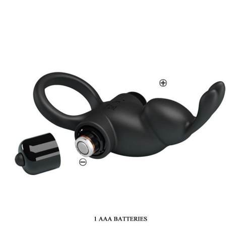 PRETTY LOVE - VIBRANT PENIS RING I Black PRETTY LOVE - VIBRANT PENIS RING I Black