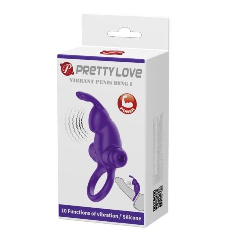 PRETTY LOVE - VIBRANT PENIS RING I Purple PRETTY LOVE - VIBRANT PENIS RING I Purple