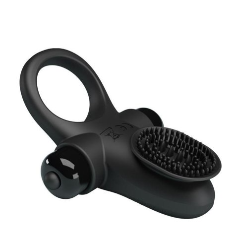 PRETTY LOVE - VIBRANT PENIS RING II Black PRETTY LOVE - VIBRANT PENIS RING II Black