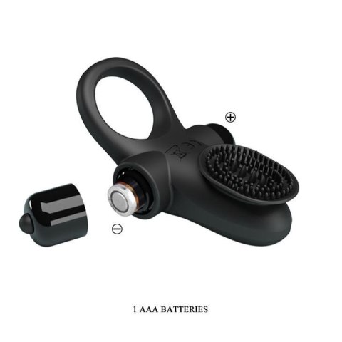 PRETTY LOVE - VIBRANT PENIS RING II Black PRETTY LOVE - VIBRANT PENIS RING II Black