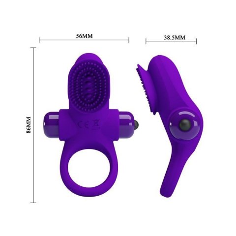 PRETTY LOVE - VIBRANT PENIS RING II Purple PRETTY LOVE - VIBRANT PENIS RING II Purple