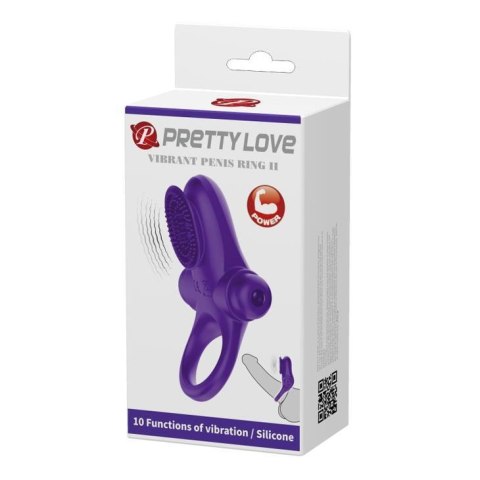PRETTY LOVE - VIBRANT PENIS RING II Purple PRETTY LOVE - VIBRANT PENIS RING II Purple