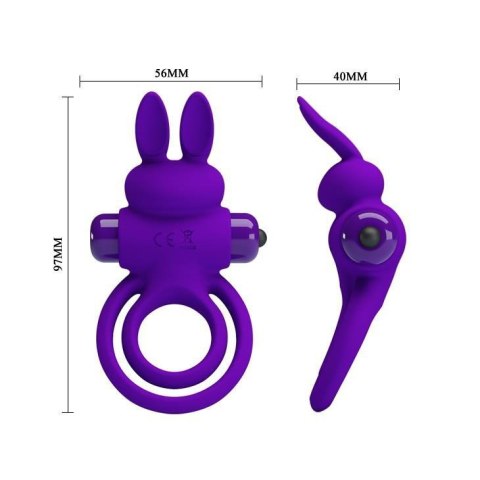 PRETTY LOVE - VIBRANT PENIS RING III 10 Functions Purple PRETTY LOVE - VIBRANT PENIS RING III 10 Functions Purple