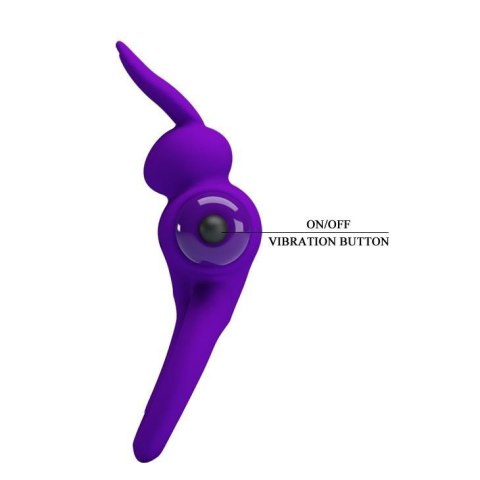 PRETTY LOVE - VIBRANT PENIS RING III 10 Functions Purple PRETTY LOVE - VIBRANT PENIS RING III 10 Functions Purple