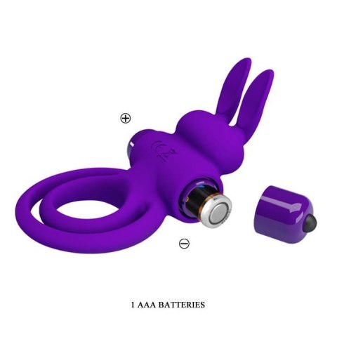 PRETTY LOVE - VIBRANT PENIS RING III 10 Functions Purple PRETTY LOVE - VIBRANT PENIS RING III 10 Functions Purple