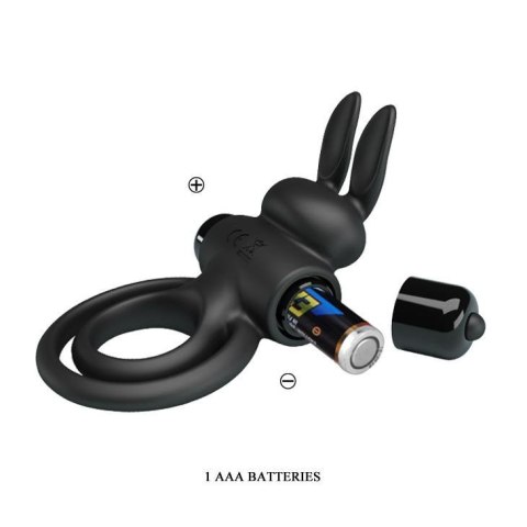 PRETTY LOVE - VIBRANT PENIS RING III Black PRETTY LOVE - VIBRANT PENIS RING III Black