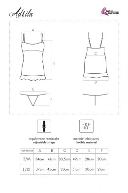 Koszulka Adsila LC 30098 rozmiar - L/XL CZARNY