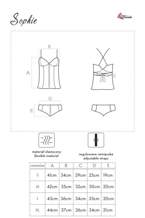 Koszulka Sophie LC 13053 rozmiar - XXL BIAŁY Koszulka Sophie LC 13053 rozmiar - XXL BIAŁY