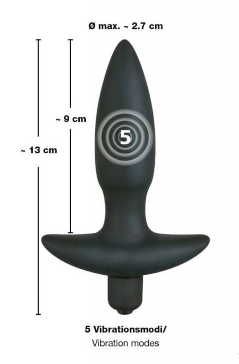 Black Velvets Vibr. Small Plug Black Velvets Vibr. Small Plug