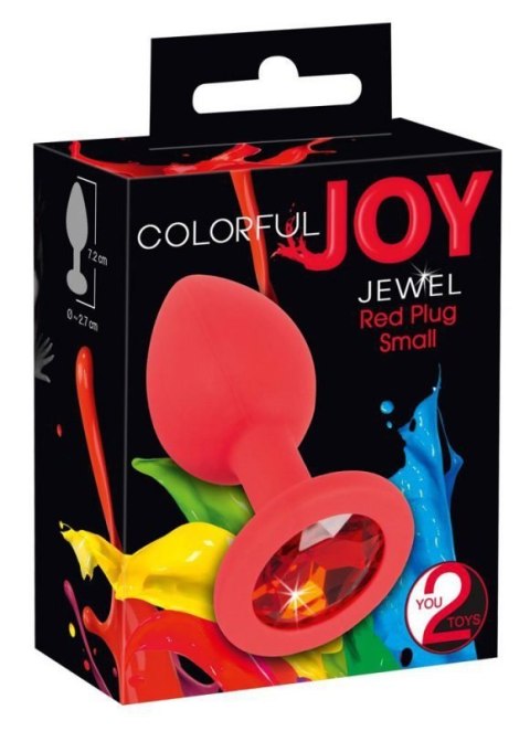 Colorful Joy Jewel Red Plug Colorful Joy Jewel Red Plug