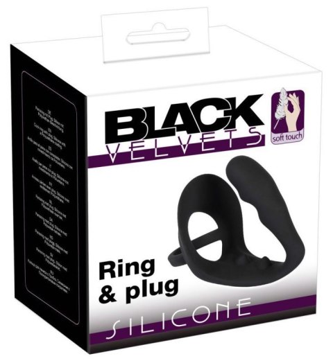 Black Velvets Ring & Plug Black Velvets Ring & Plug