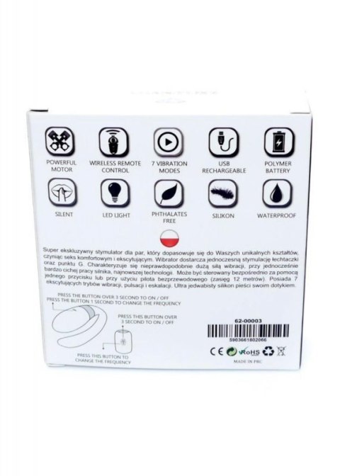 Stymulator-V-Vibe Black USB 7 Function / Remote Control Stymulator-V-Vibe Black USB 7 Function / Remote Control