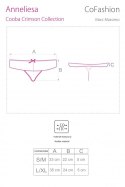 Panty Anneliesa CF 90391 Cooba Crimson Collection rozmiar - L/XL CZERWONY